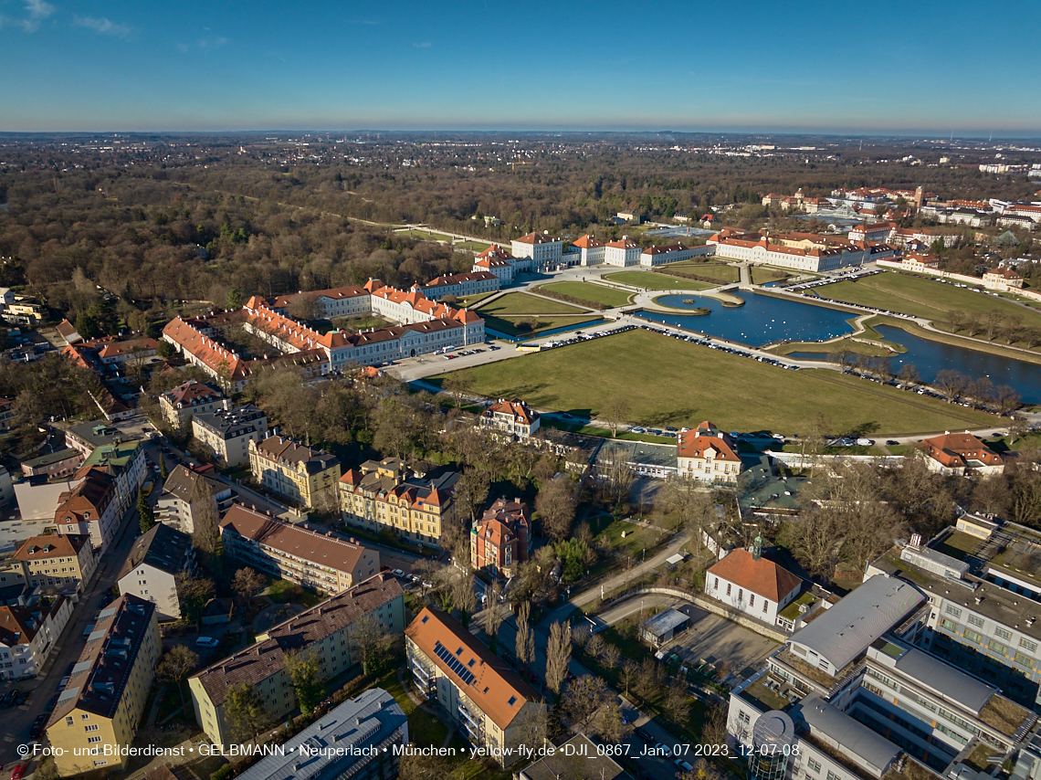 07.01.2023 - Umgebung vom Schloß Nymphenburg